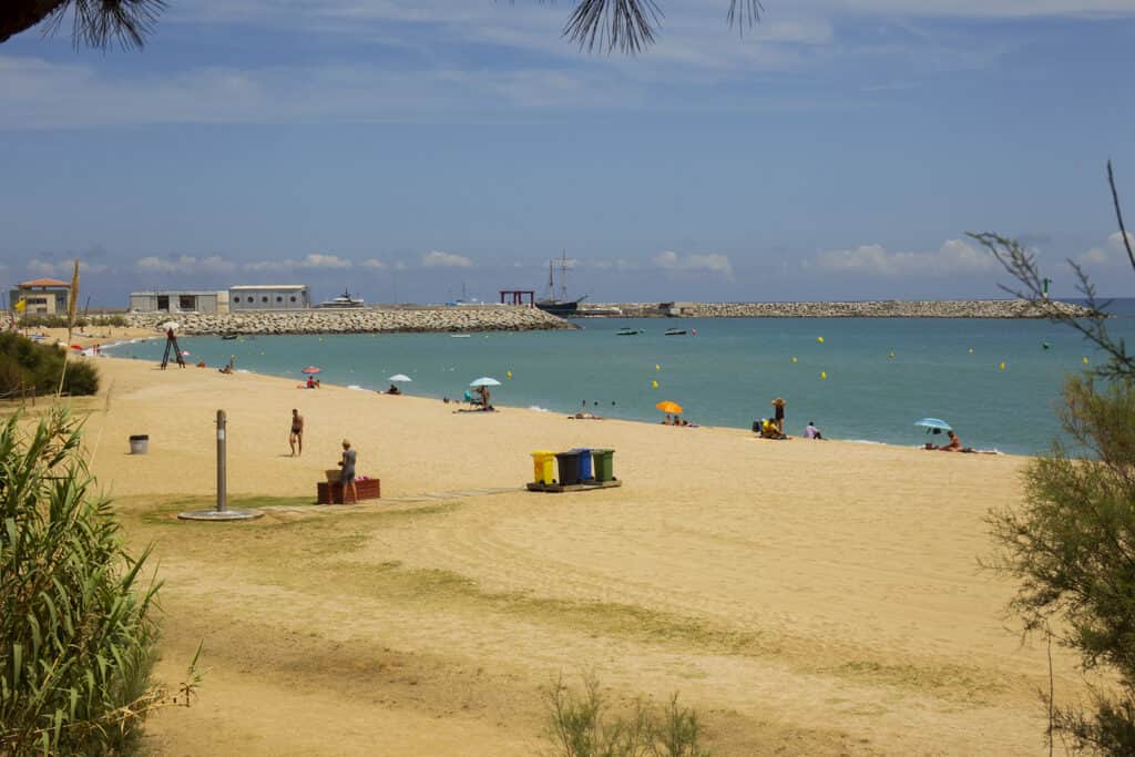 Playa La Picòrdina, Arenys de Mar